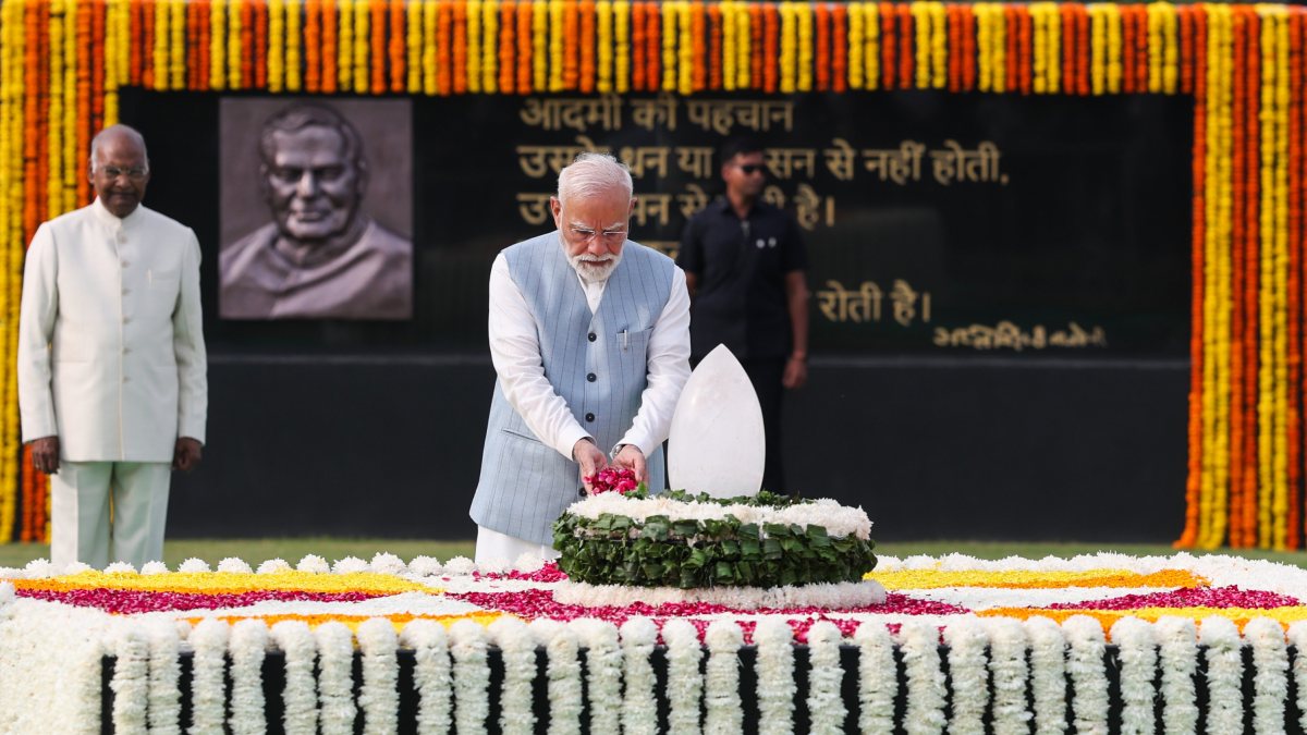 PM Modi pays tribute to Vajpayee on death anniversary