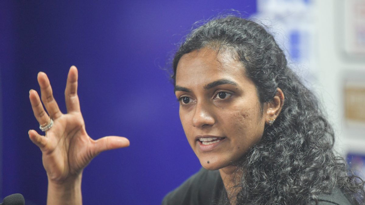 PV Sindhu addresses press ahead of BWF Worlds in New Delhi
