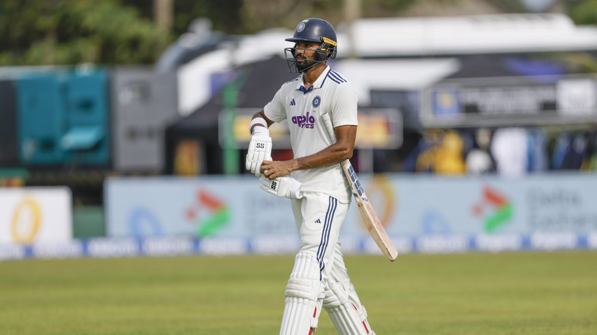 Devdutt Padikkal departs as Sri Lanka strike on day 2