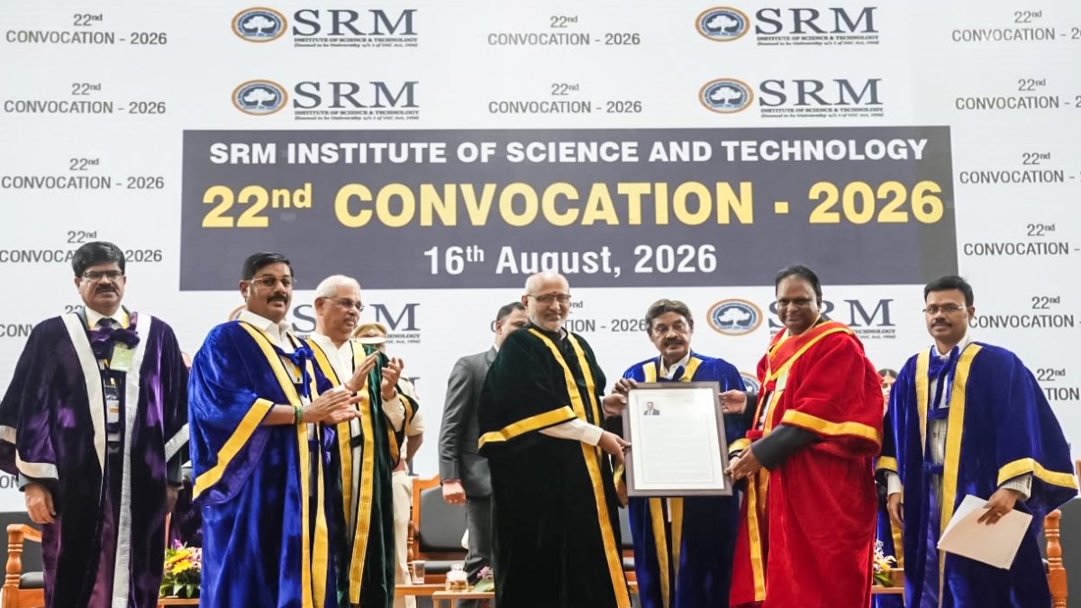 VP graces SRM Institute 22nd convocation in Chennai