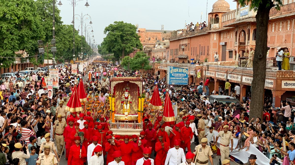 Teej Mata procession held in Jaipur amid festive fervour