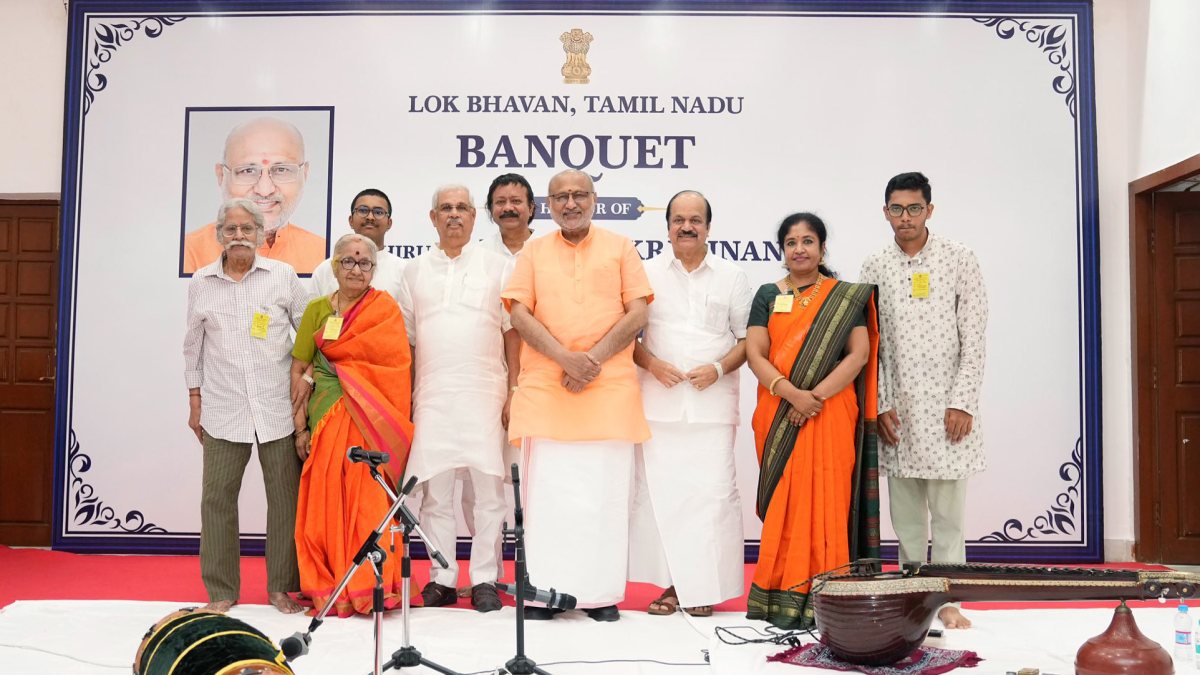 VP hosted at Chennai banquet with TN Governor, Speaker