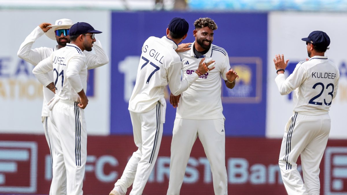 Siraj strikes early as India dominate Sri Lanka in Galle Test