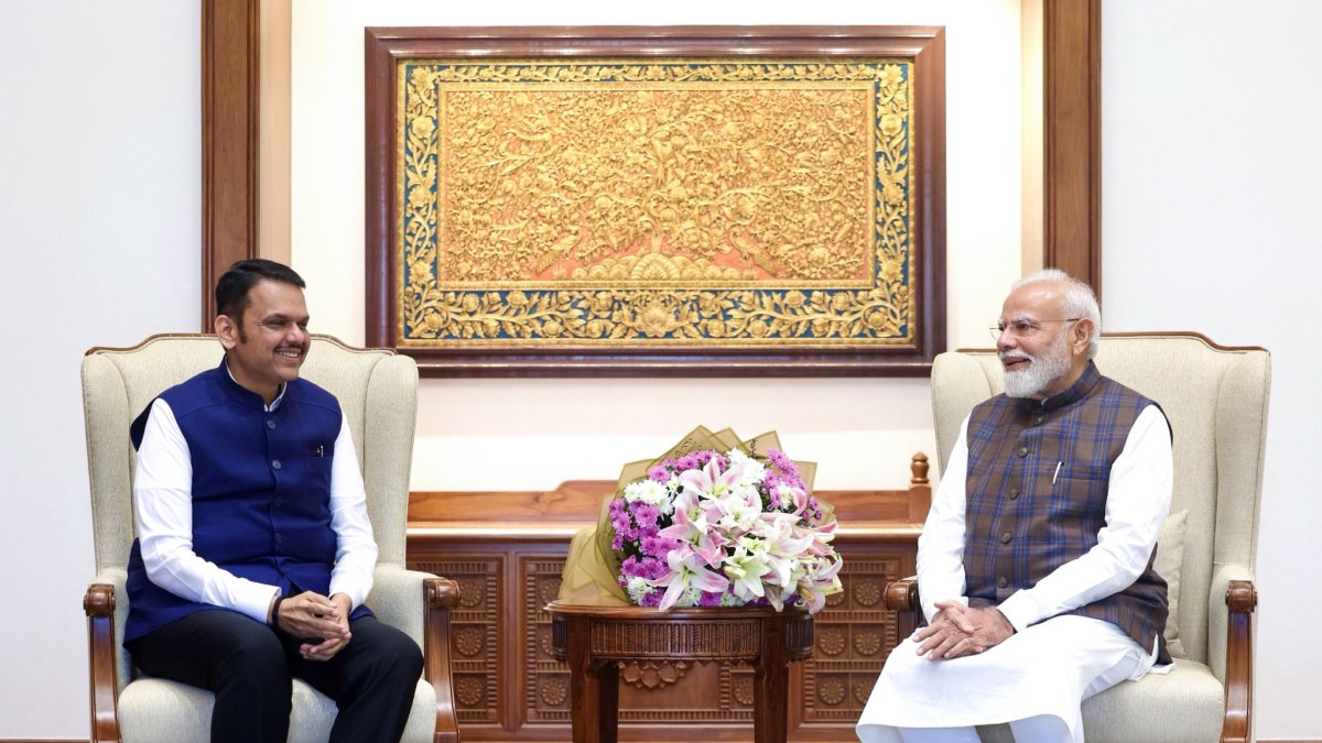Maharashtra CM Fadnavis meets PM Modi in New Delhi