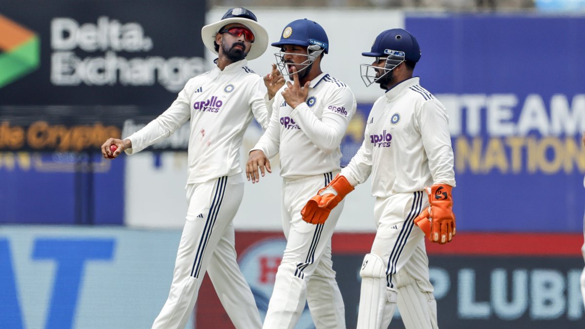 KL Rahul takes stunning catch on day three of first Test