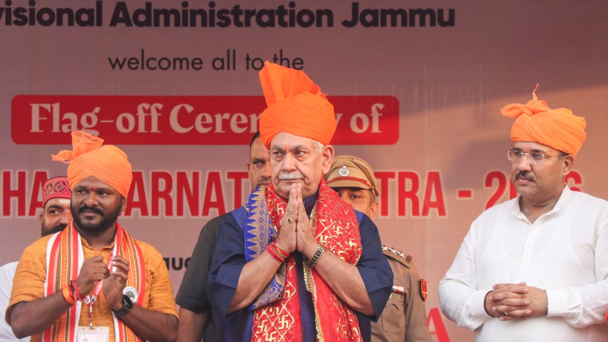 J&K LG flags off Shri Budha Amarnath Yatra in Jammu