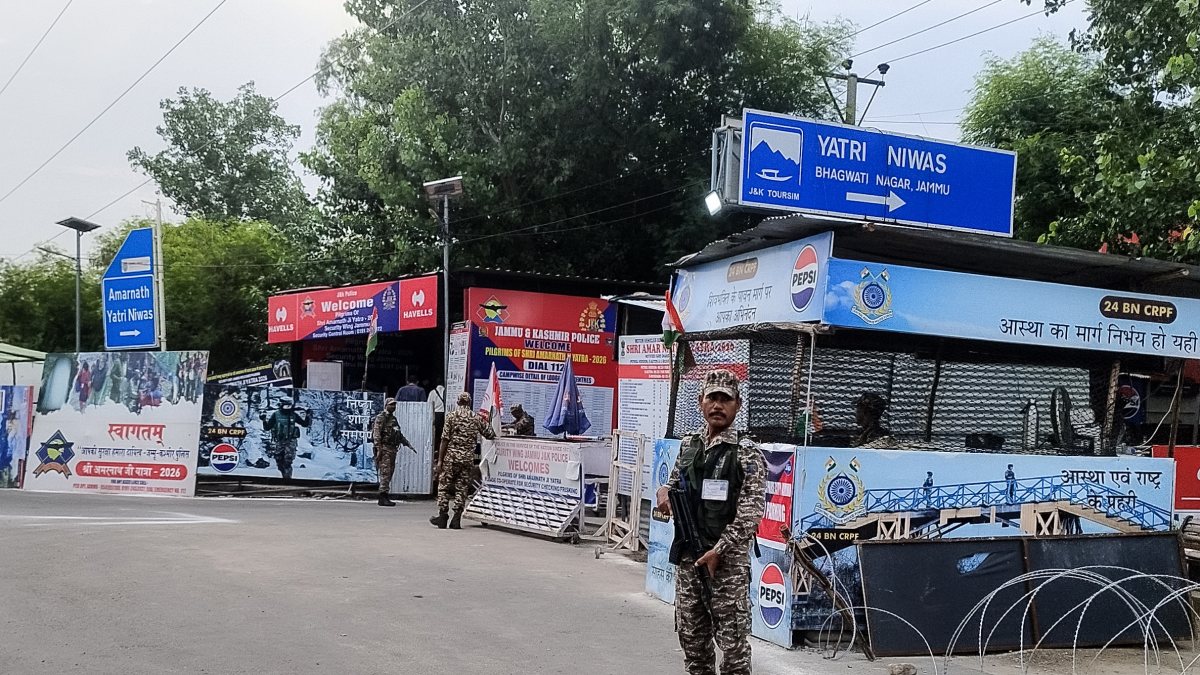Security tightened at Jammu yatri camp for Amarnath Yatra 2026