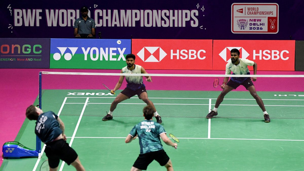 Indian duo battles Ireland in BWF World Championships doubles