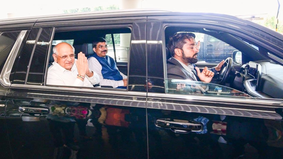 Gujarat CM Bhupendra Patel arrives in San Francisco
