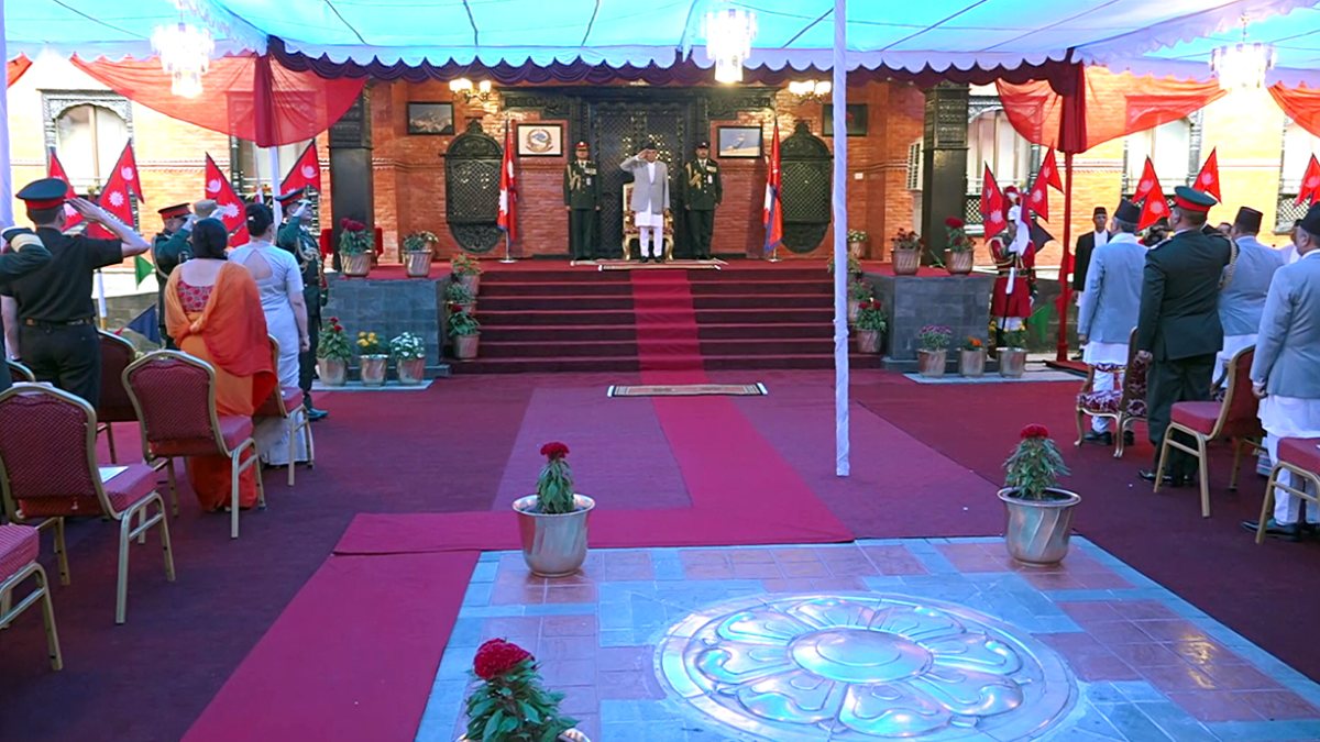 Nepal President presides over investiture ceremony in Kathmandu