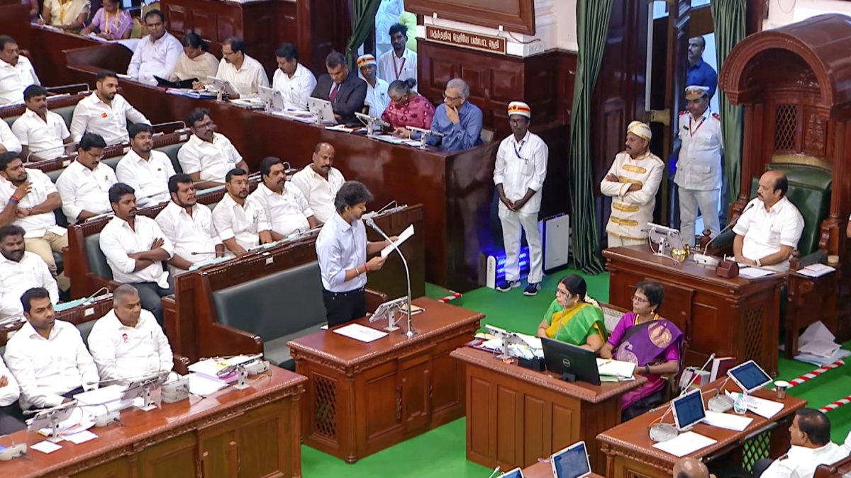 Tamil Nadu CM Vijay addresses Assembly during Monsoon Session