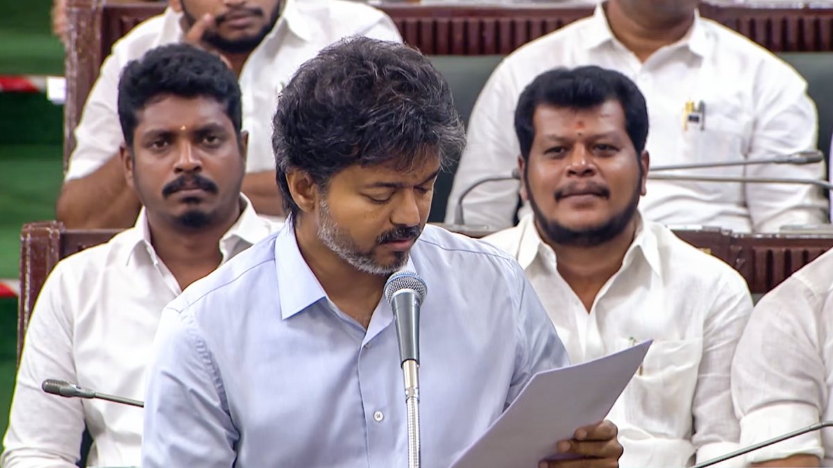 Tamil Nadu CM Vijay addresses Assembly during Monsoon Session