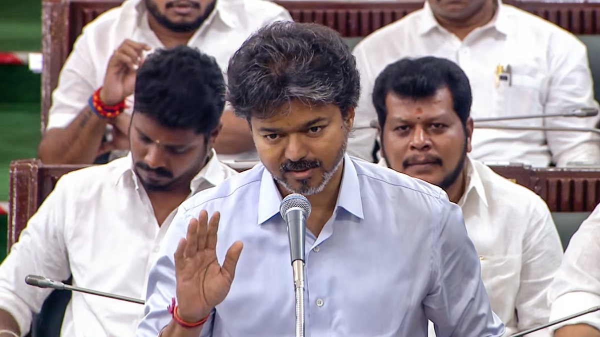 Tamil Nadu CM Vijay addresses Assembly during Monsoon Session