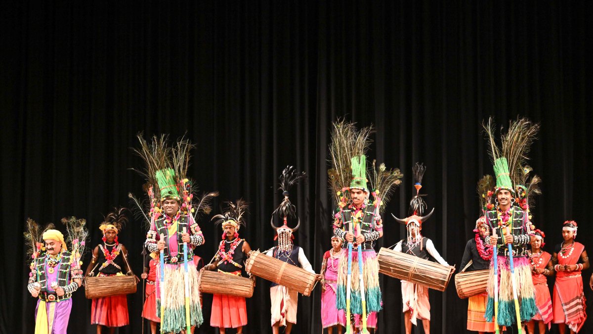 Folk artists perform at Rashtrapati Bhavan Independence Day reception