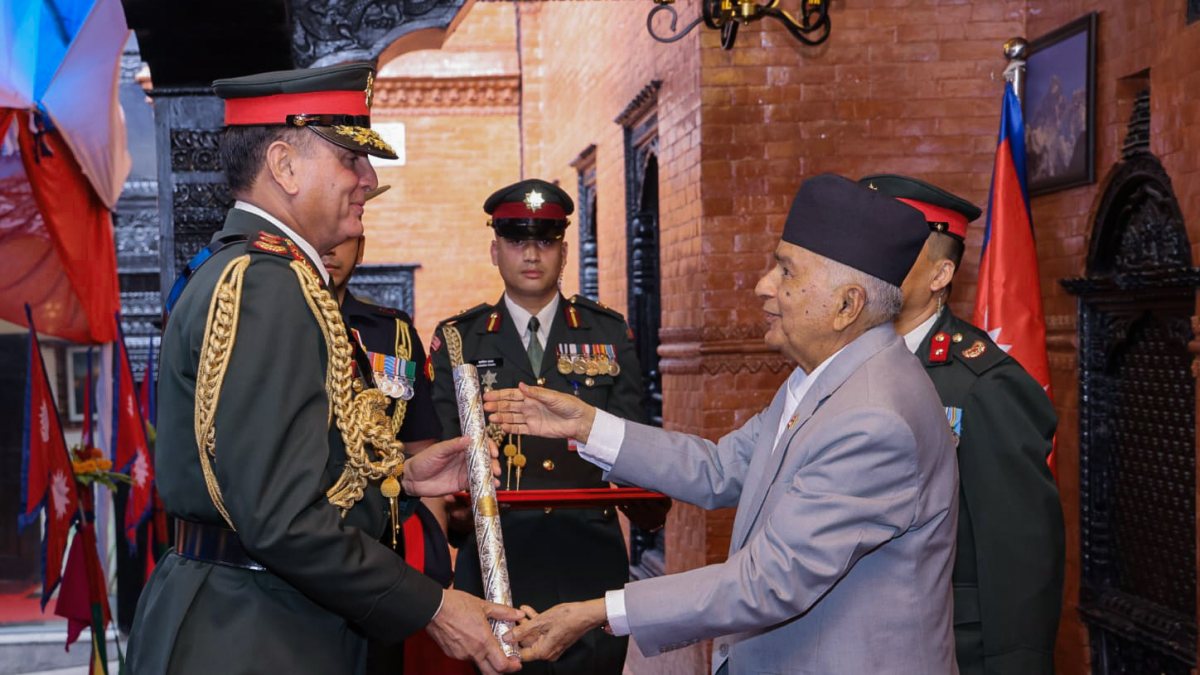 Indian Army chief gets honorary Nepali Army general rank