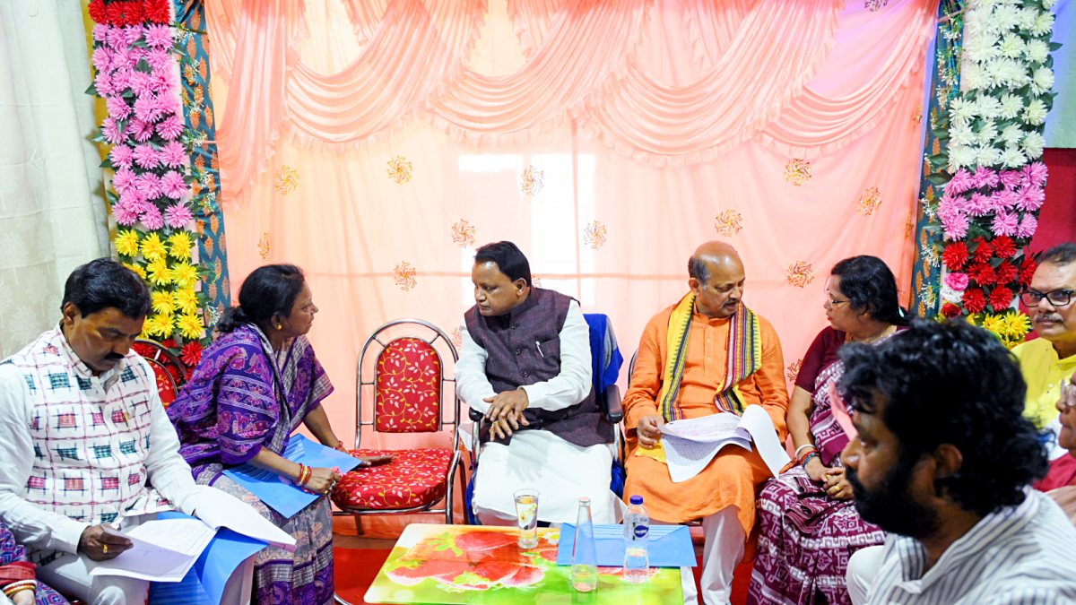 Odisha CM Majhi visits flood-hit areas in Jajpur