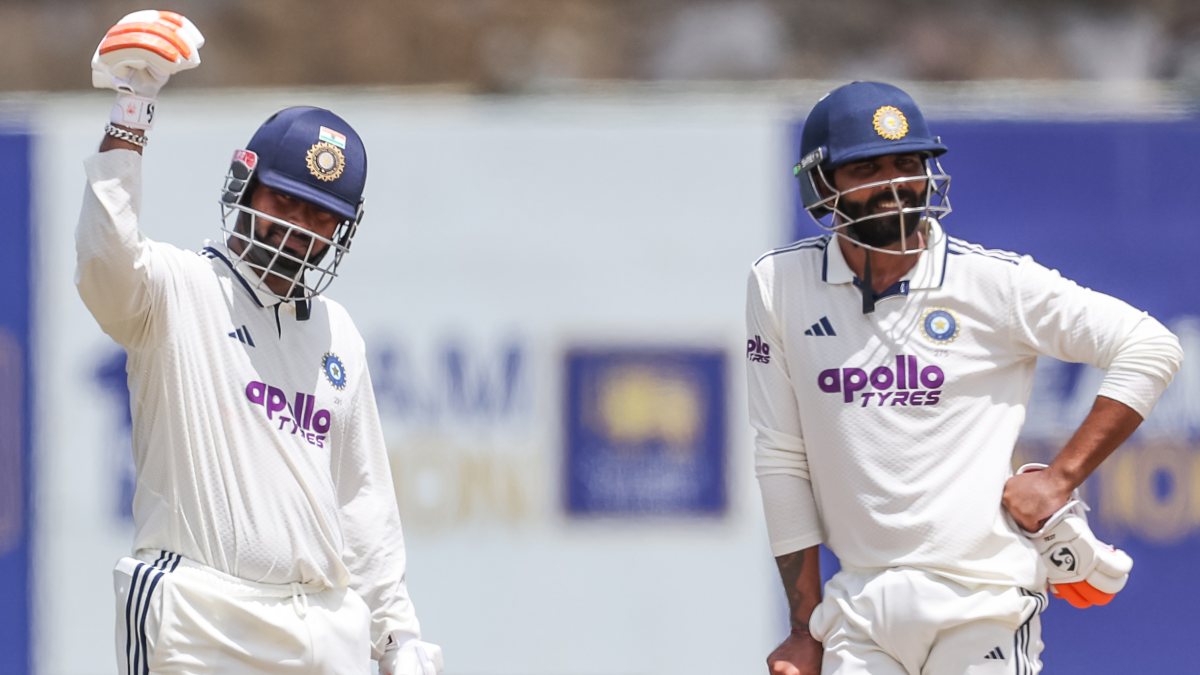 Rishabh Pant celebrates half-century on day four in Galle