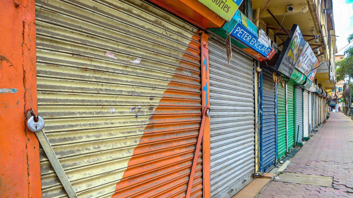 Imphal shops shut during 48-hour delimitation strike