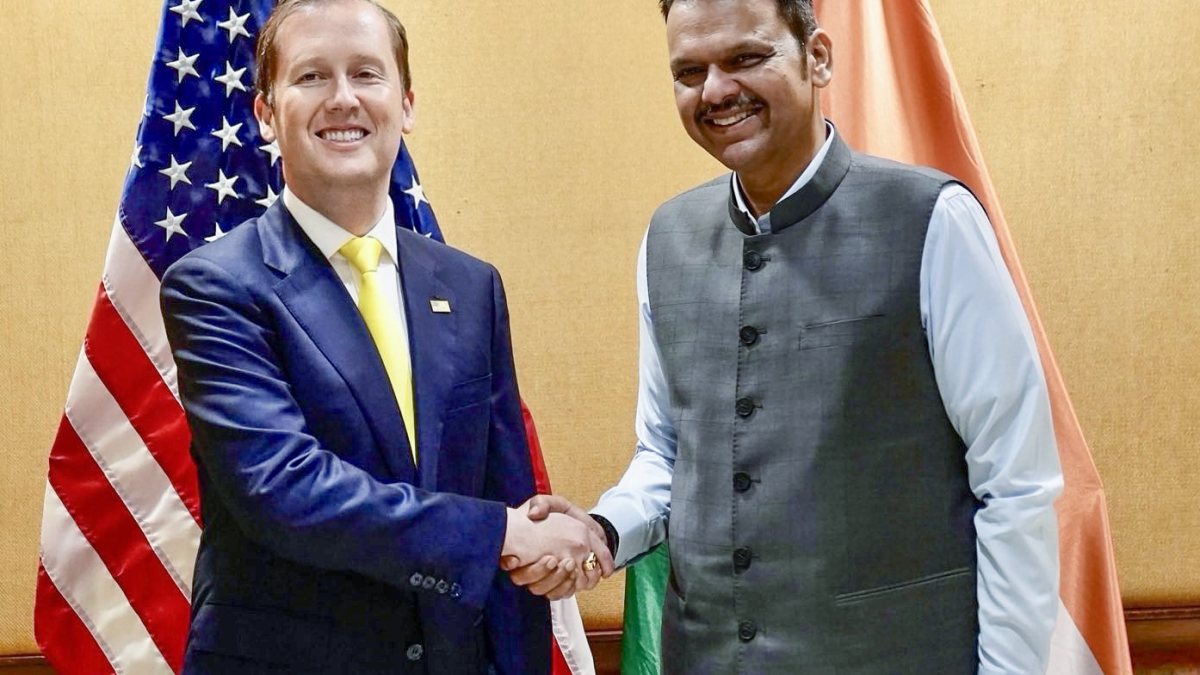 US envoy Sergio Gor meets Maharashtra CM Fadnavis in Mumbai