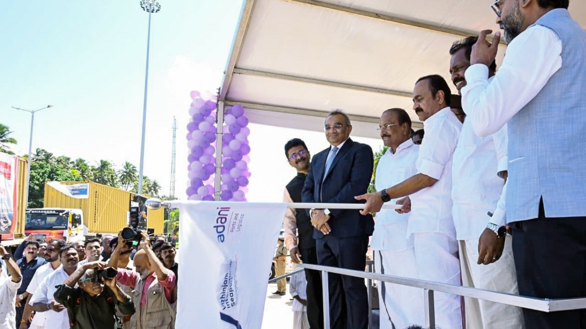 Kerala CM flags off EXIM operations at Vizhinjam port