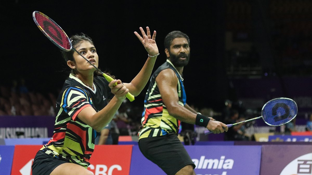Ashith Surya and Amrutha Pramuthesh in mixed doubles at BWF Worlds