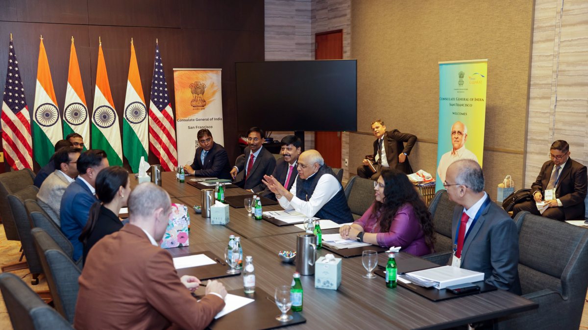 Gujarat CM Bhupendra Patel meets investors in San Francisco