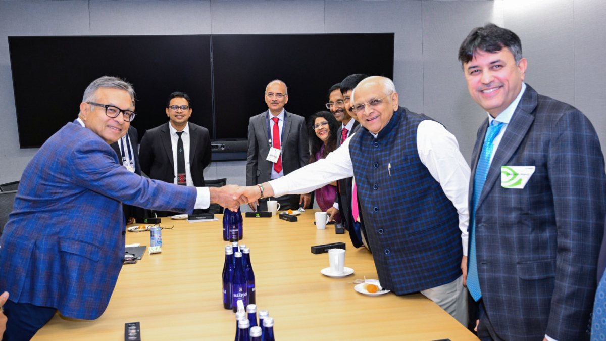 Gujarat CM Bhupendra Patel meets investors in San Francisco