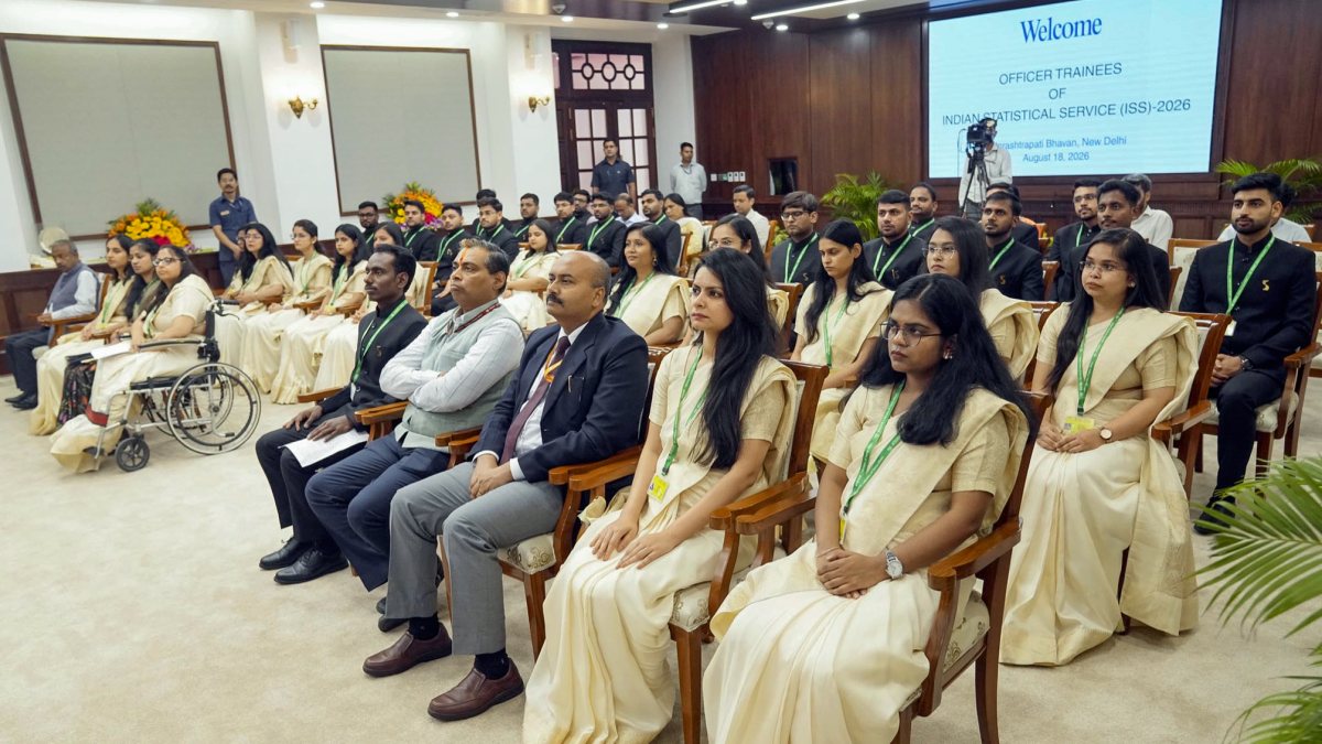 VP addresses ISS officer trainees at Uprashtrapati Bhavan
