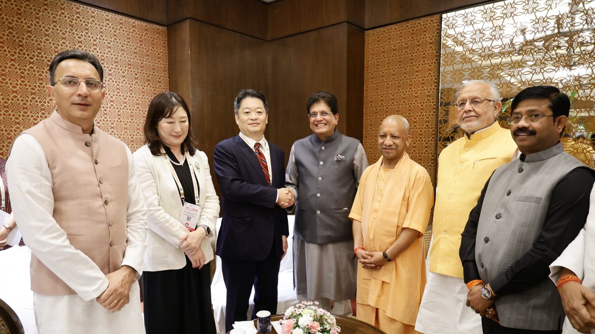 Yogi Adityanath meets Japanese delegation in New Delhi