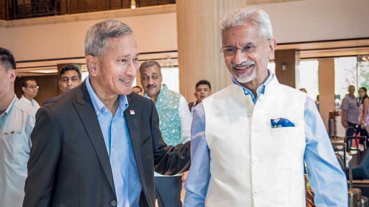 Jaishankar meets Singapore's foreign minister in New Delhi