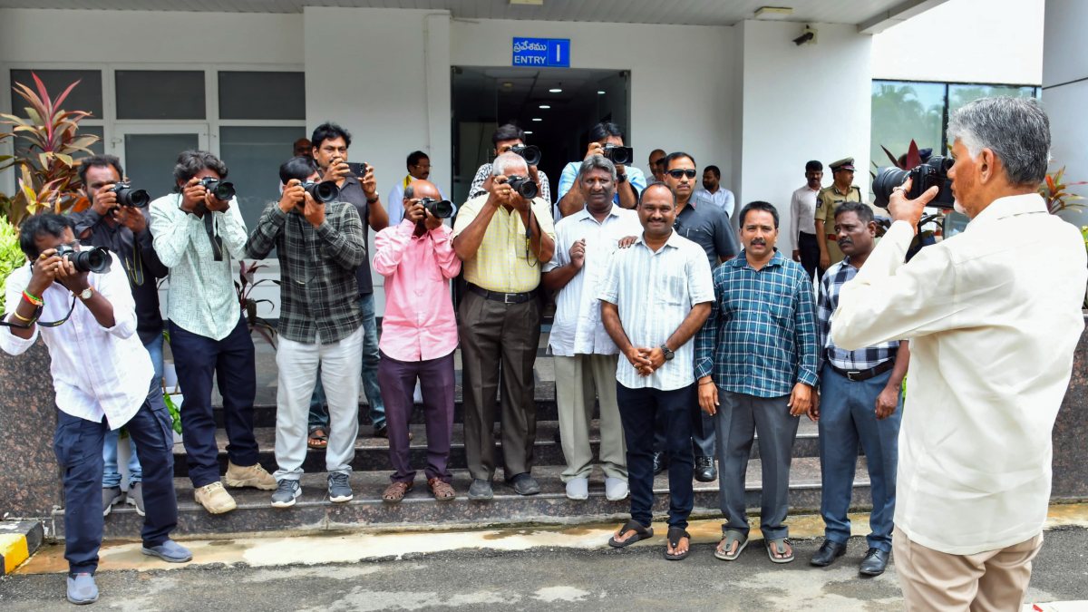 Naidu clicks a frame on World Photography Day