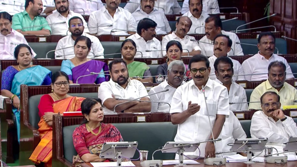 CPI(M) MLA R. Chellaswamy addresses Tamil Nadu Assembly budget session