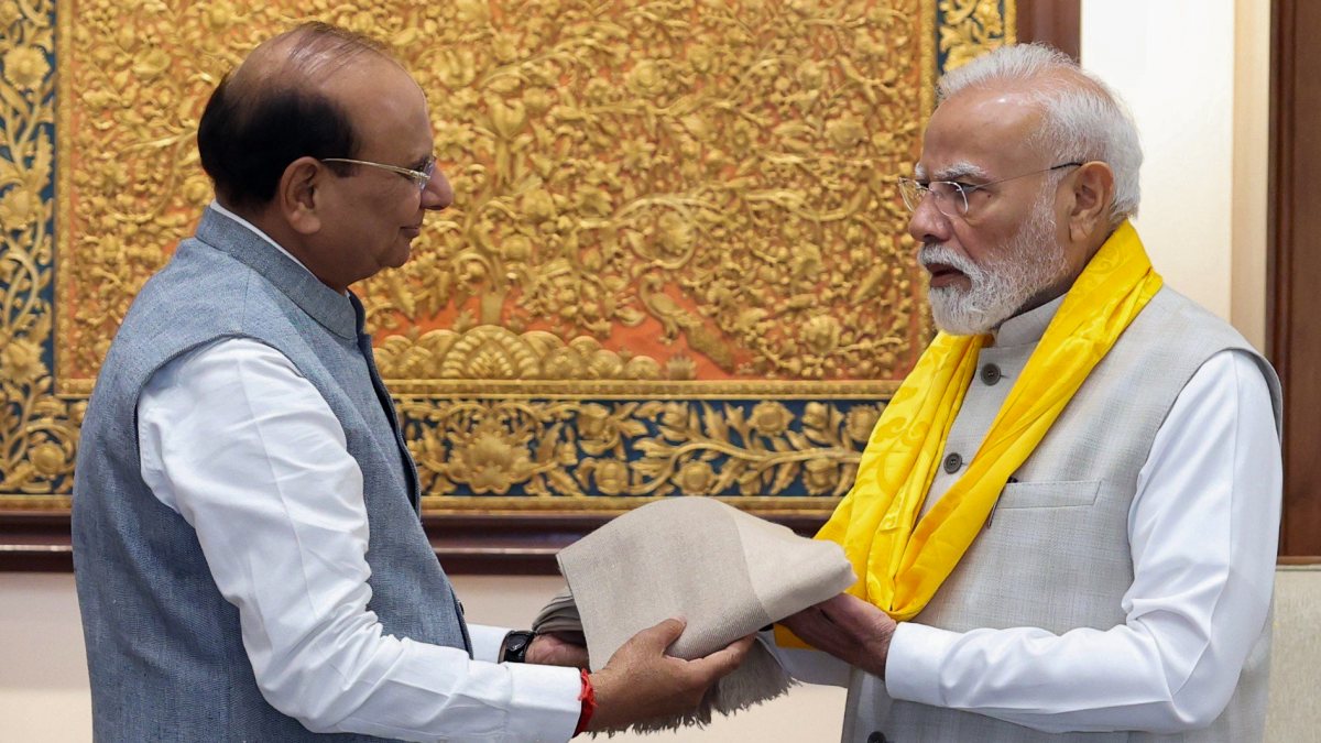 Ladakh Lt Governor Saxena meets PM Modi in New Delhi