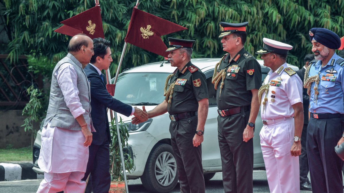 CDS meets Japan defence minister in New Delhi