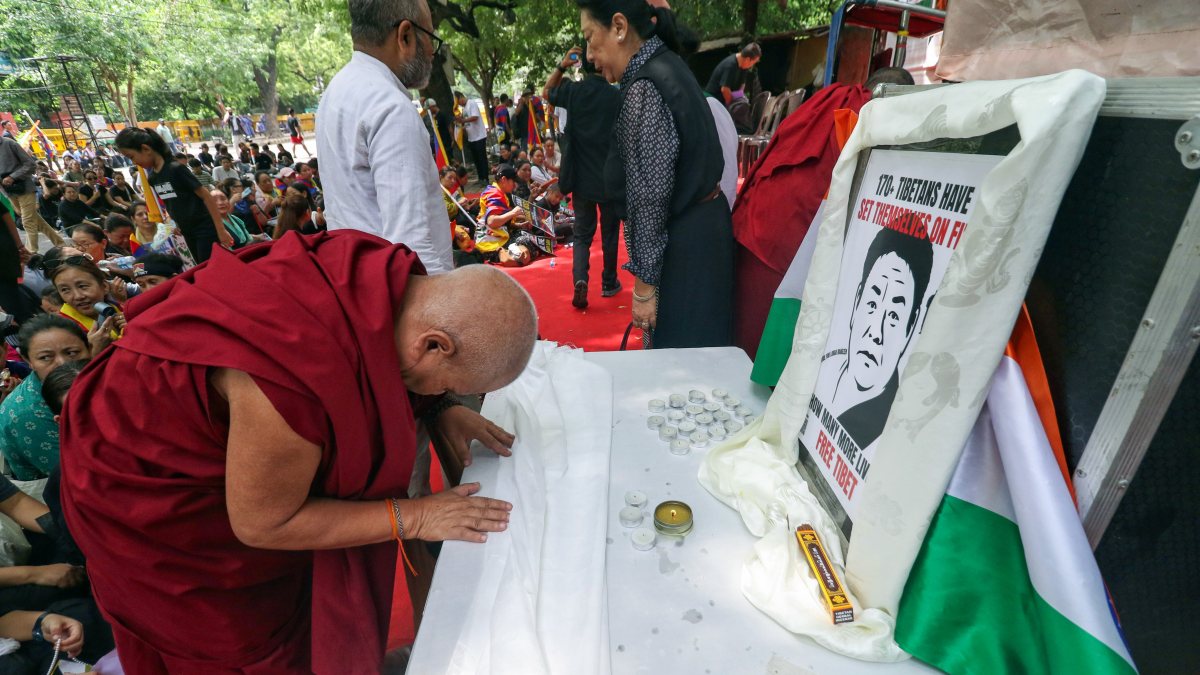 Tibetan community marks 49th day since activist's death