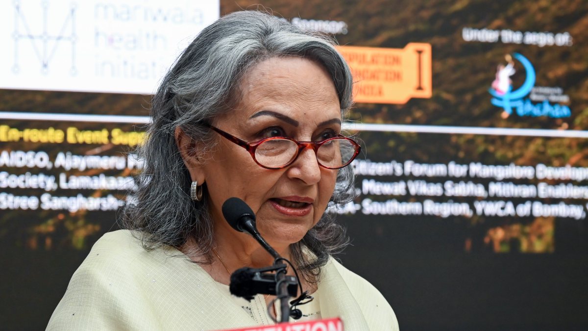 Sharmila Tagore flags off mental health awareness bike ride in Delhi