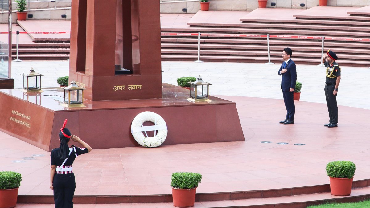 Japan Defence Minister pays homage at National War Memorial