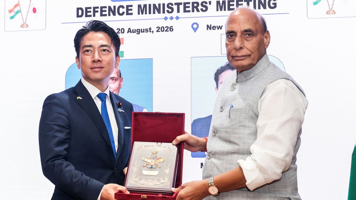 Rajnath Singh meets Japanese defence minister in New Delhi
