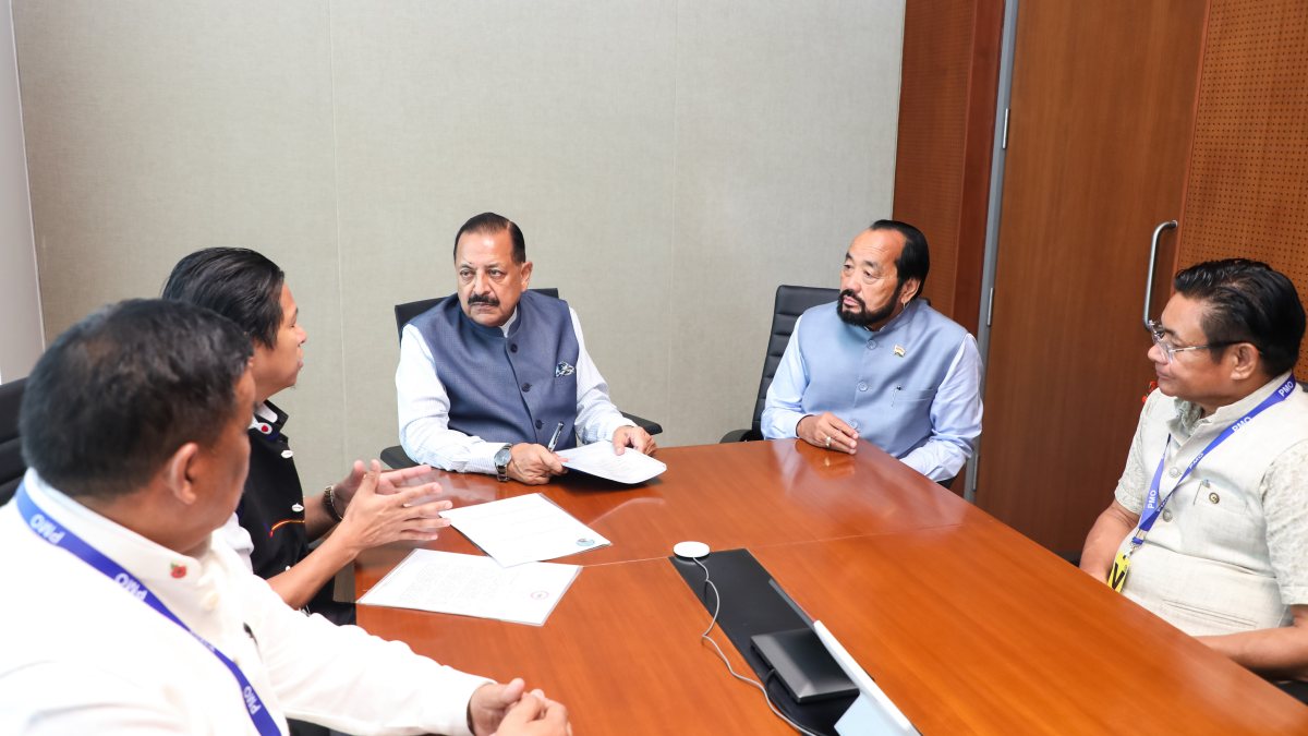 Jitendra Singh meets Nagaland delegation to review central projects