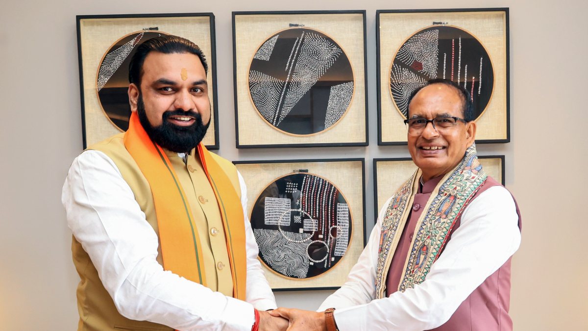 Shivraj Singh Chouhan meets Bihar CM Samrat Choudhary in Patna