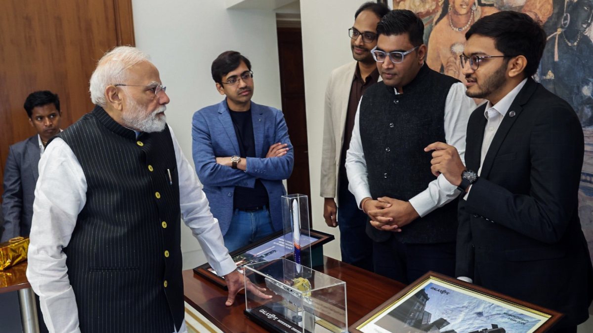PM Modi meets young space innovators in New Delhi