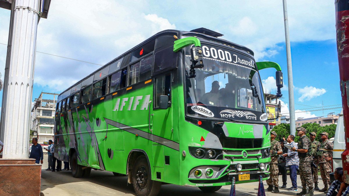 Manipur bus service resumes after three-year hiatus