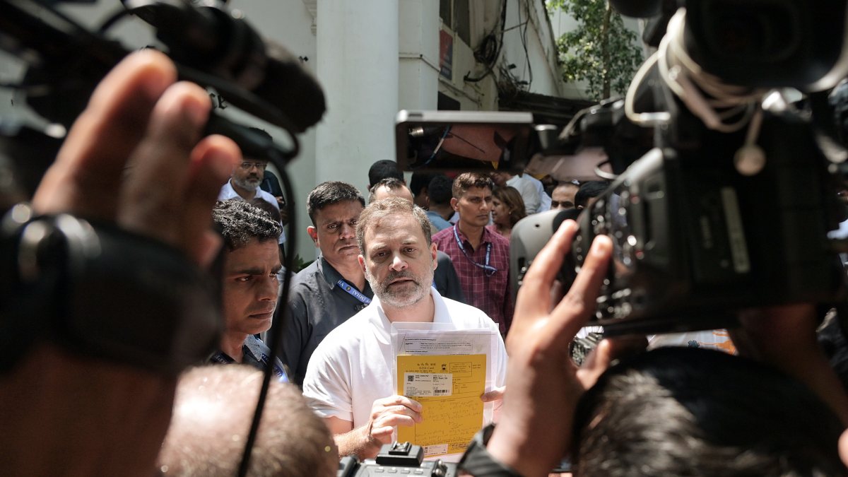 Rahul Gandhi files complaint over student's pellet injuries