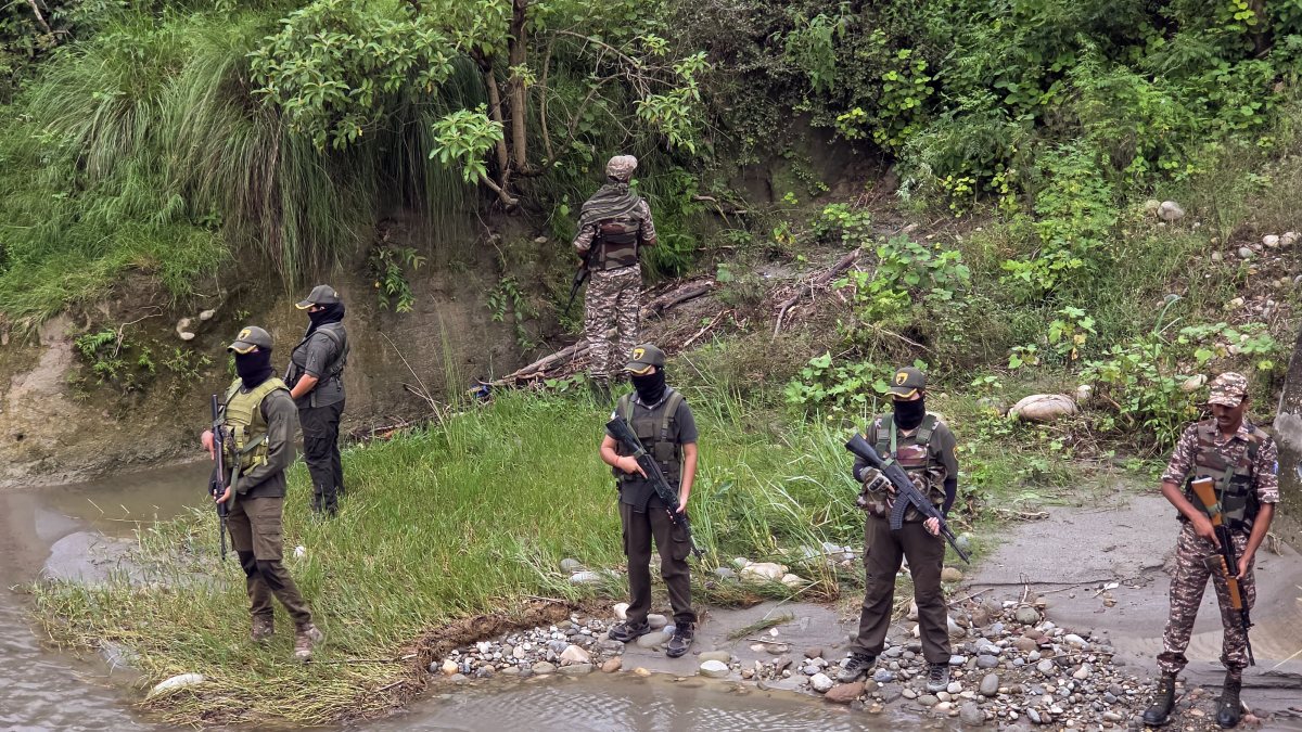 Security forces continue 6-day search in Reasi