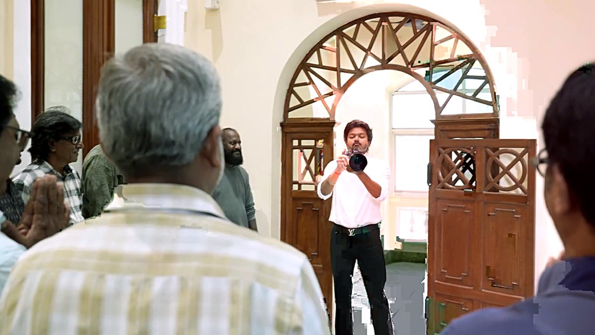 Tamil Nadu CM Vijay greets photographers on World Photography Day