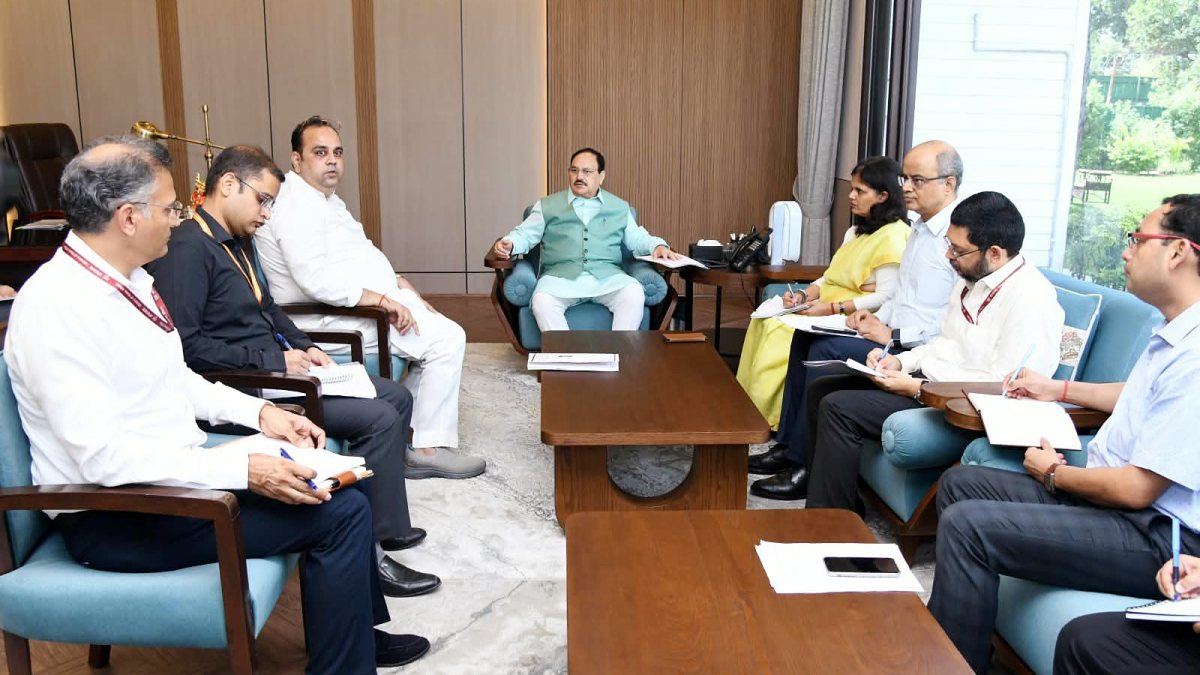 Nadda chairs review meet on H1N1 preparedness