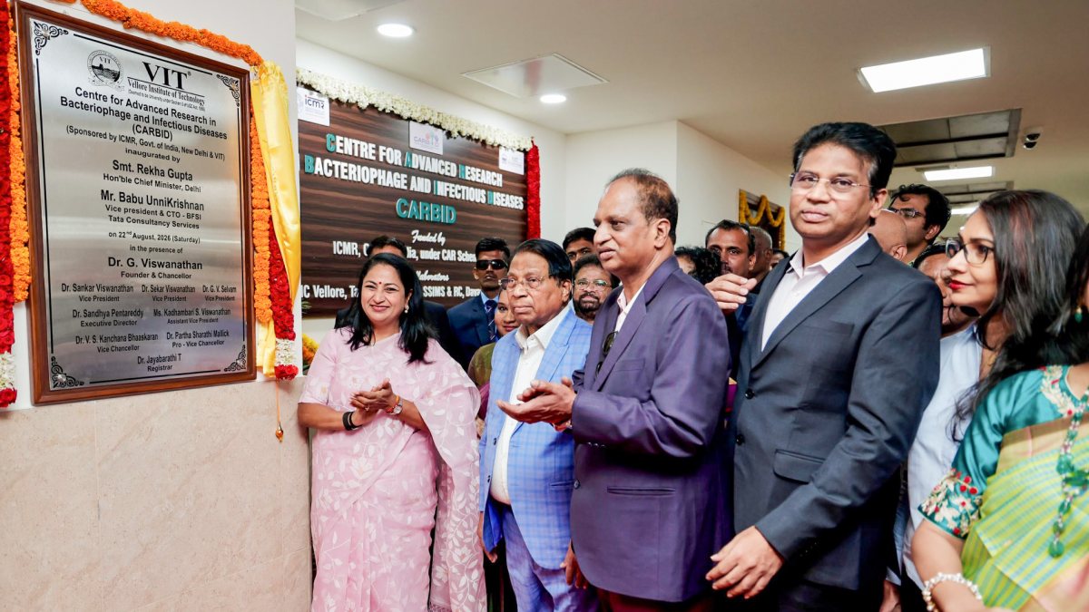Delhi CM inaugurates ICMR bacteriophage research centre at VIT Vellore