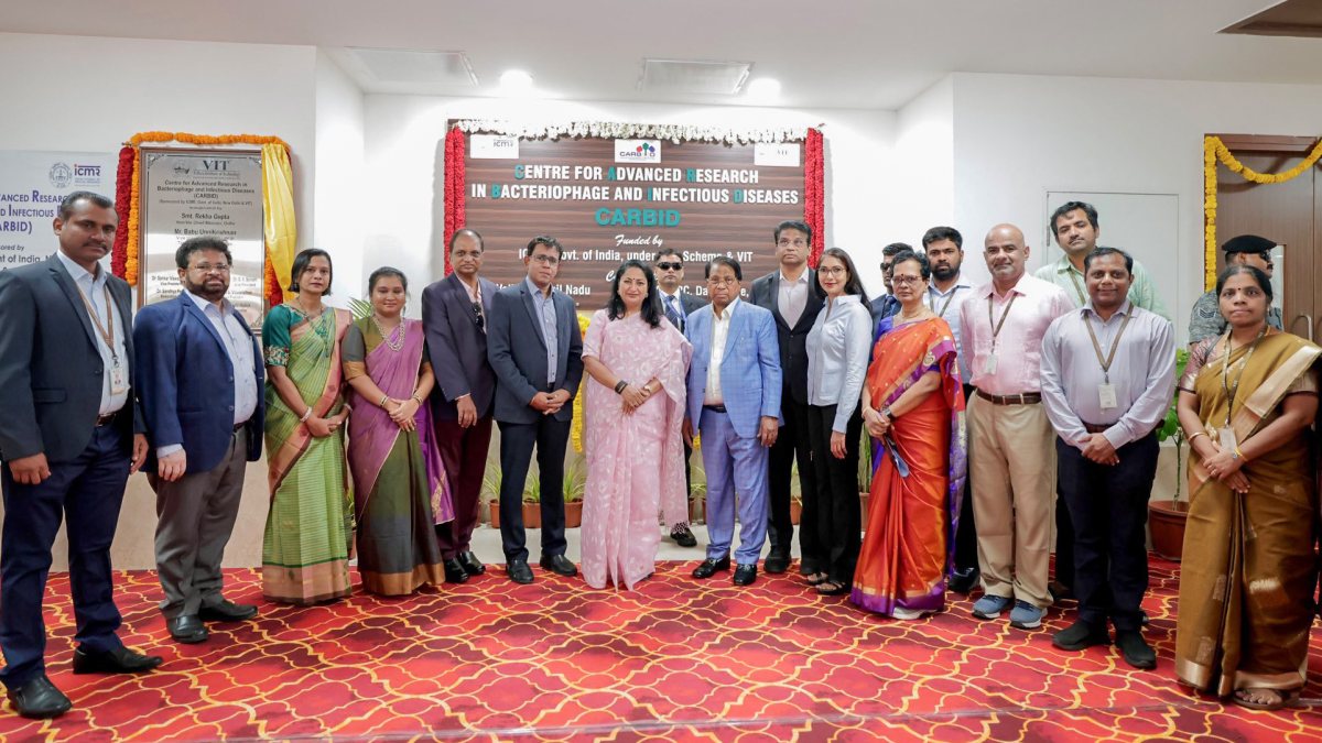 Delhi CM Rekha Gupta inaugurates CARBID at VIT Vellore