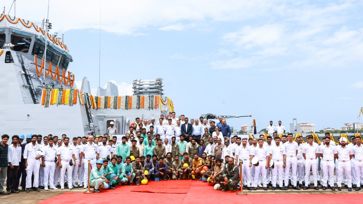 Indian Navy receives third ASW shallow water craft Mangrol