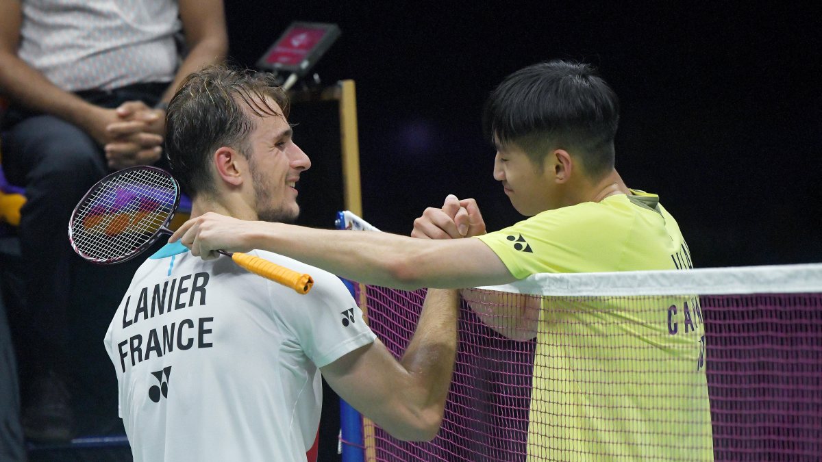 Lanier beats Lai in BWF Worlds men's singles clash